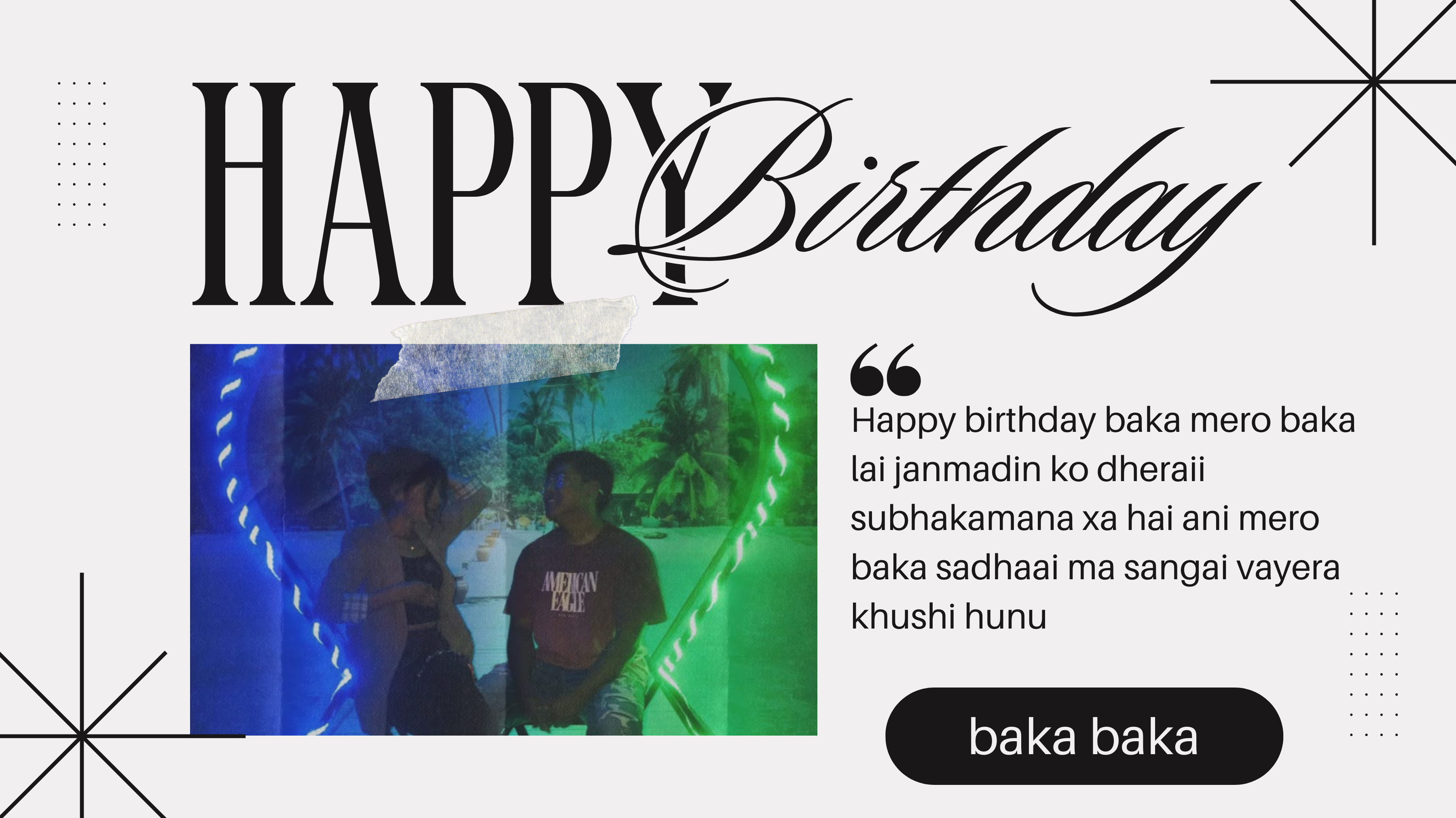 Special Surprise for Baka